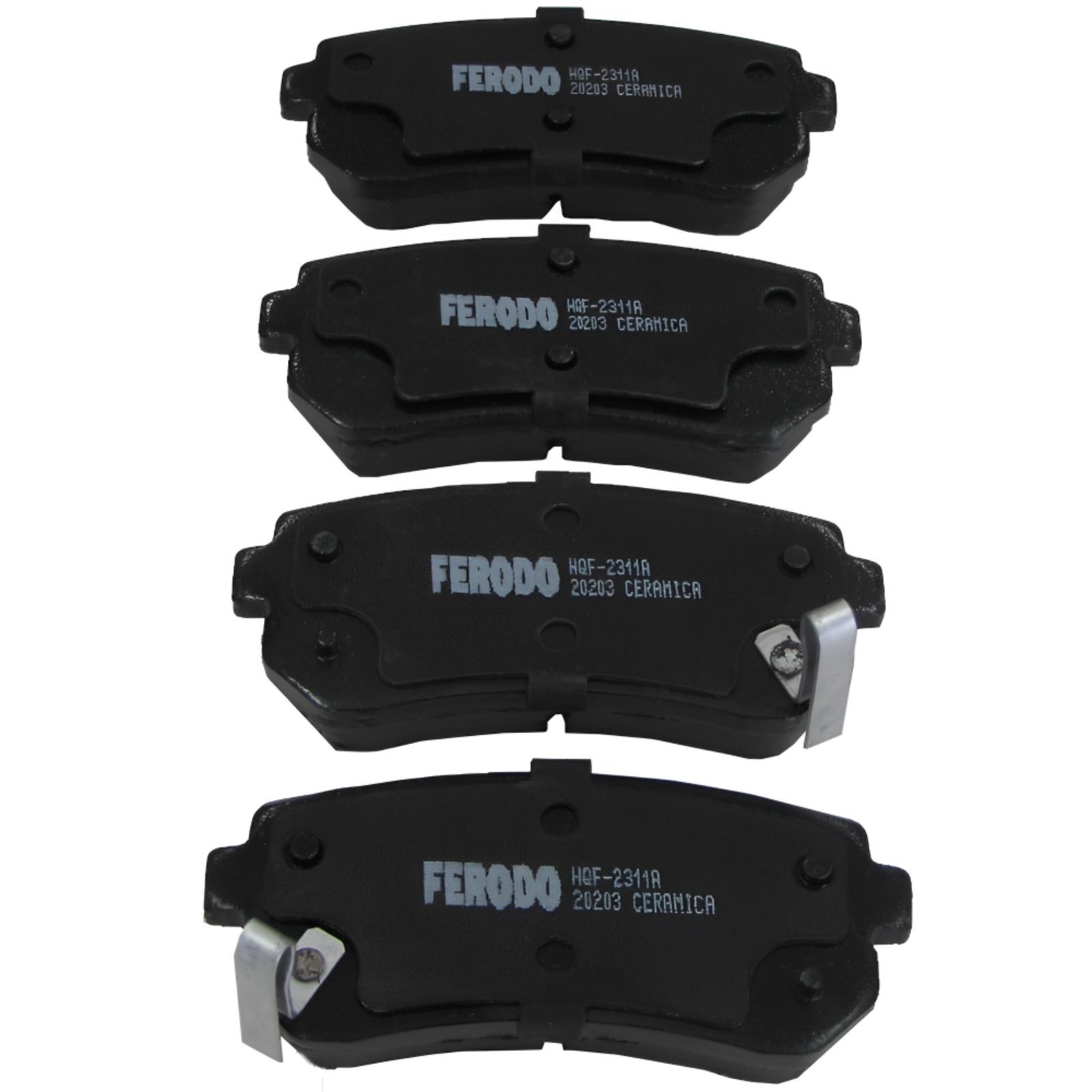 honさま　630 Pastilha Traseira Cerâmica Hyundai i30 2009-2013 Ferodo PTHY2311