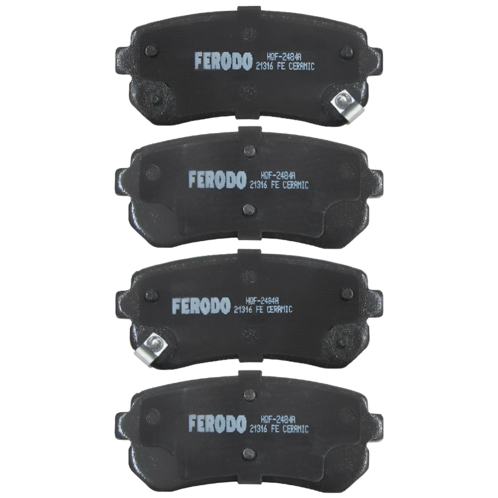 Pastilha Traseira Cerâmica Kia Picanto 2011-2018 Ferodo PTHY2484